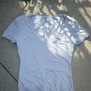 Light Gray V-Neck T-Shirt